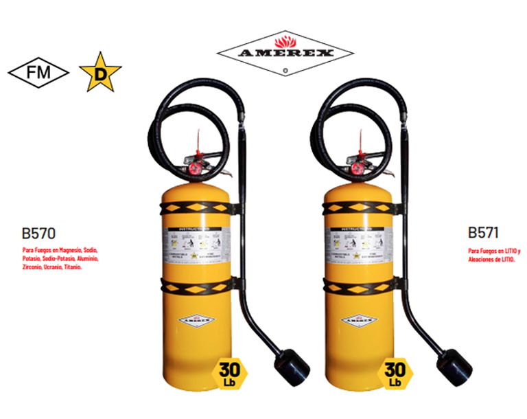 Extintores de Clase D Buckeye - Extintores JPS
